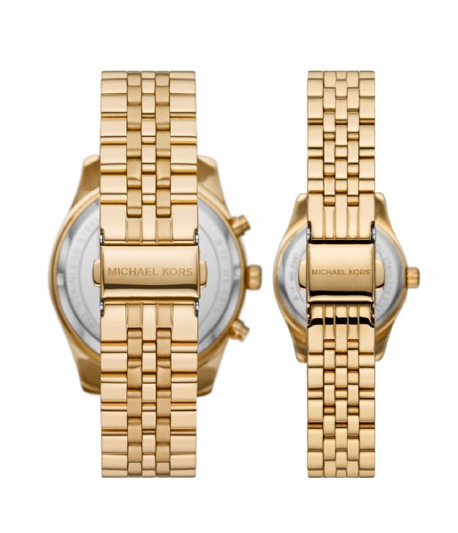 Michael Kors  Lexington His and Hers Set MK1047 Gold colored