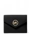 Michael KorsCarmen Medium Envelope Trifold Black (1)