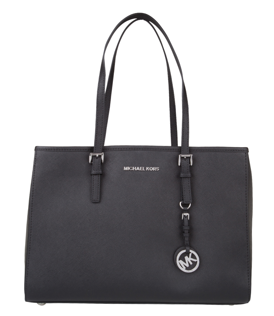 michael kors jet set travel large commuter tote laptop bag