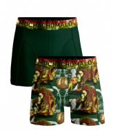 Muchachomalo 2-pack Shorts Bobmalo Queen Print Green (1)