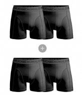 Muchachomalo Combi 2x2-pack Shorts Microfiber Black Black Black Black (MICR10)