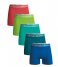Muchachomalo  5-Pack Light Cotton Solid Blue Green Green Green Red