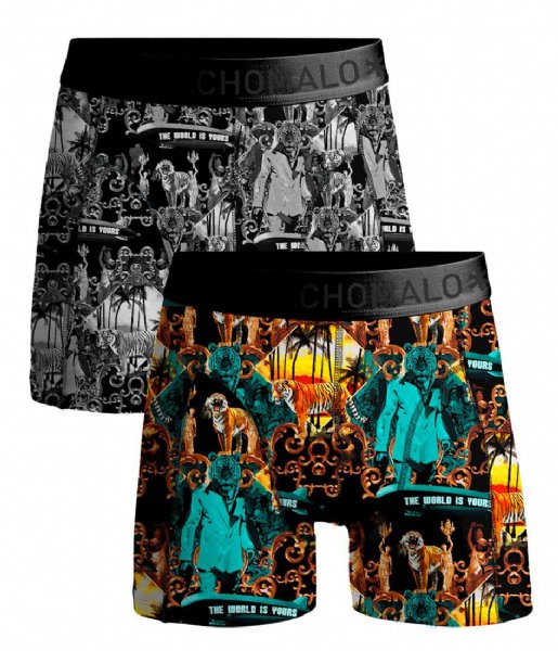 Muchachomalo  Men 2-Pack Boxer Shorts Montana Print/Print