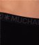 Muchachomalo  Men 3-Pack Boxer Shorts Solid Blue/Black/Blue