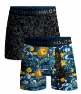 Muchachomalo Men 2-Pack  Boxer Shorts Starry Print/Print