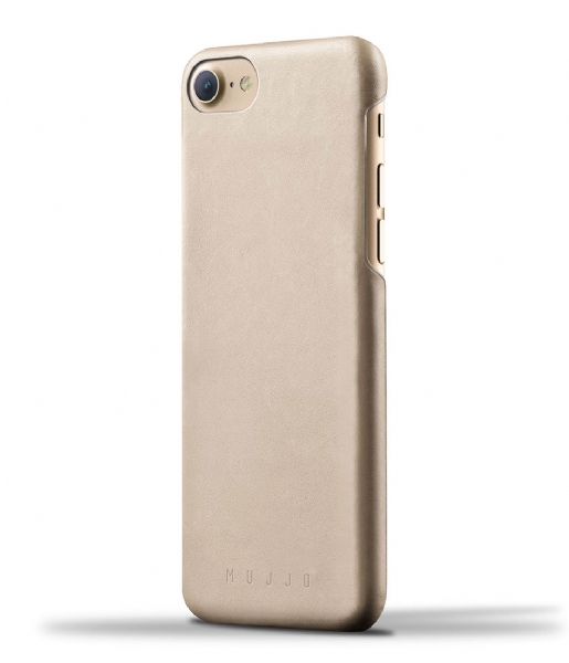 Mujjo  Leather Case iPhone 7 champagne