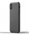 Mujjo  Leather Case iPhone X gray