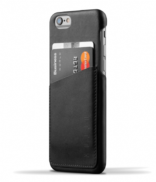 Mujjo  Leather Wallet Case iPhone 6s black