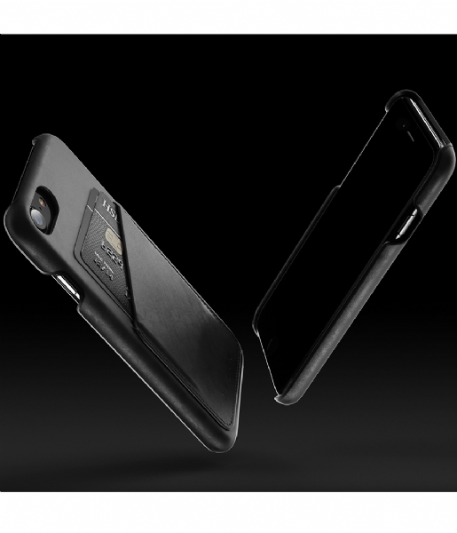 Mujjo  Leather Wallet Case iPhone 7 black