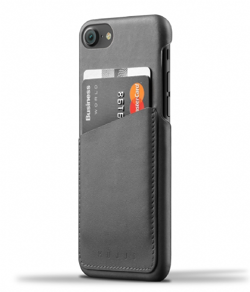 Mujjo  Leather Wallet Case iPhone 7 grey