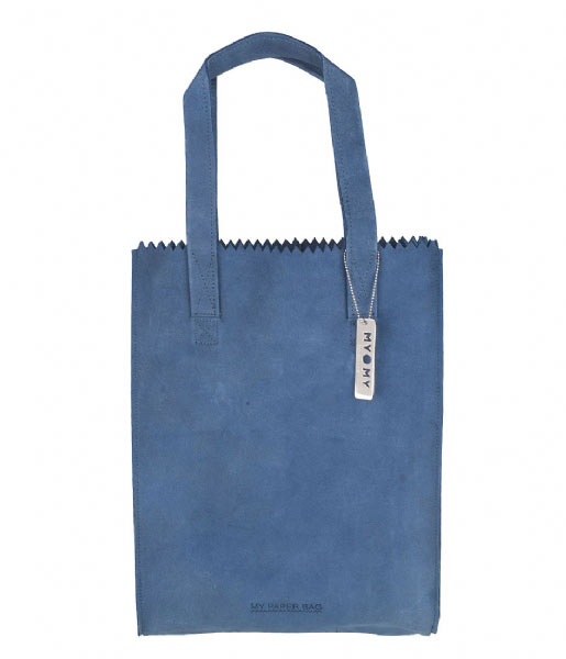 My Paper Bag Zipper Long Handles indigo (801481) MYOMY The Little