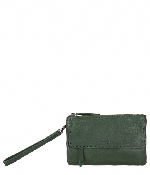 MyK Bags  Clutch Wannahave forest green