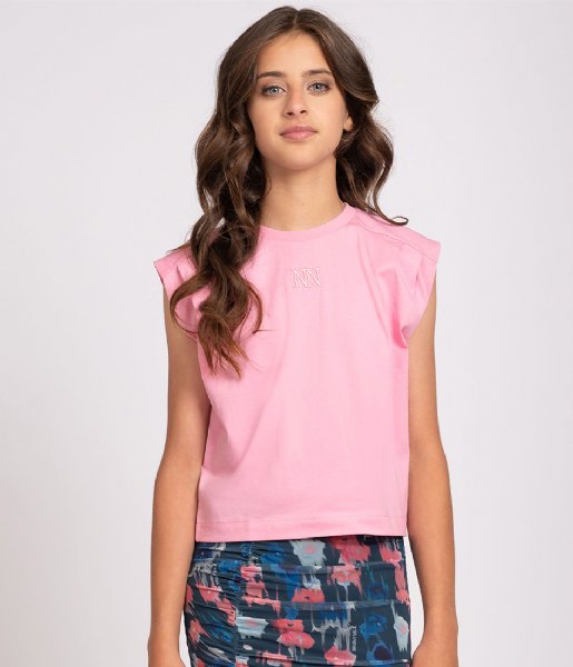 NIK&NIK  Pleat T-Shirt Pink Lemonade (4081)