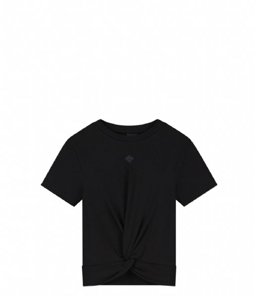 NIK&NIK  Knot Rib T-Shirt Black (9000)