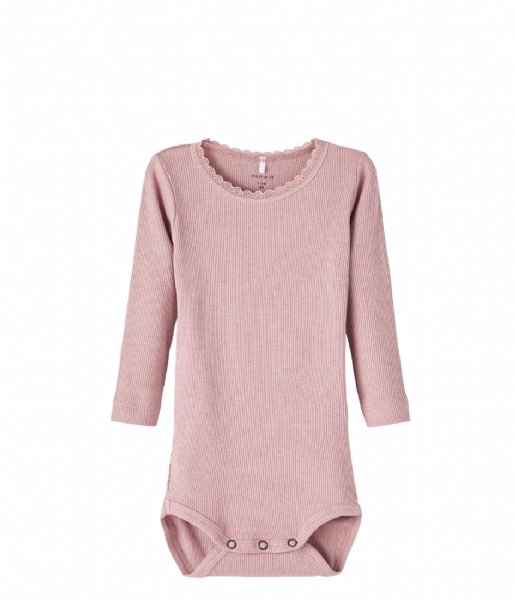 Name It  Nbfkab Long Sleeve Body Baby Deauville Mauve