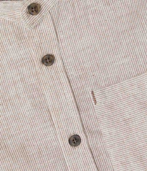 Name It  Nkmfish Boys Long Sleeve Shirt Ff Brown Lentil STRIPED (3899107)