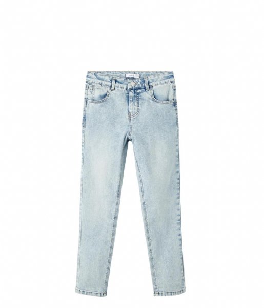Name It  Nkfrose High Waist Mom An Jeans 4341-Au D Light Blue Denim