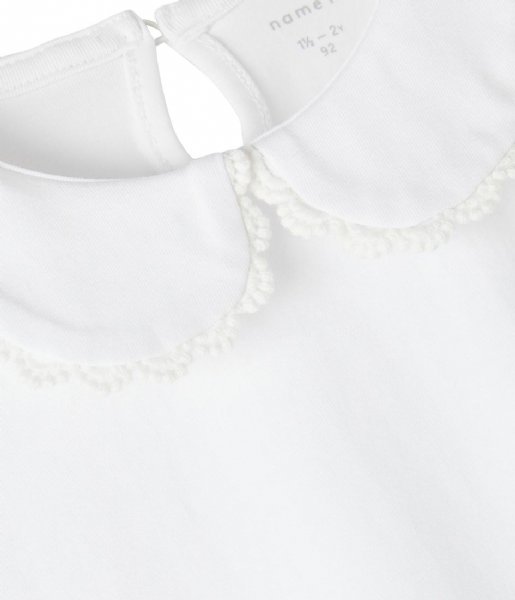 Name It  Felia Long Sleeve Top Bright White (#F4F5F0)