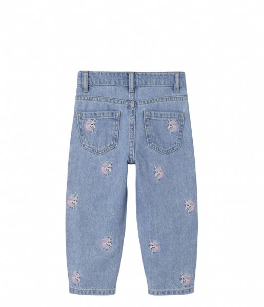 Name It  Nmfbella Shaped Embroidery Jeans 3285 Light Blue Denim (4535971)