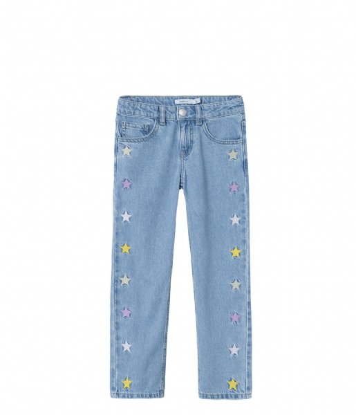 Name It  Nkfrose Straight Embroidery Jeans 3285 Light Blue Denim Embroidery (4570898)