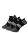 New BalanceNo Show Run Sock 3 Pack Black White