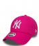 New EraNew York Yankees Female Leage Essential 9Forty Pink White