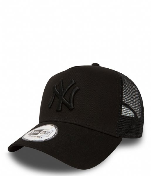 New Era  New York Yankees Clean Trucker Black Black