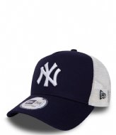 New Era New York Yankees Clean Trucker Navy White