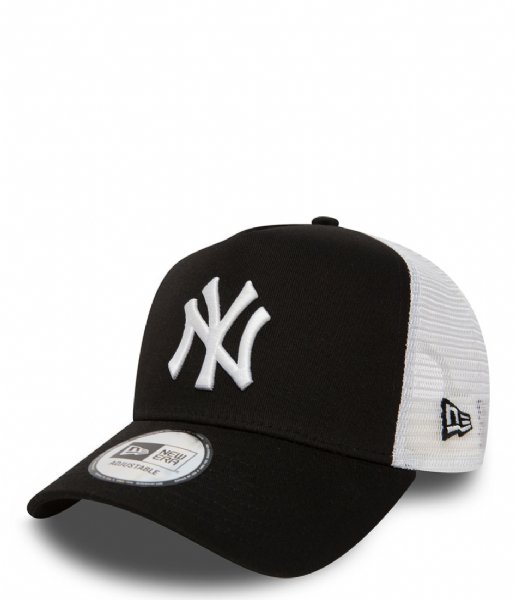 New Era  New York Yankees Clean Trucker Black White