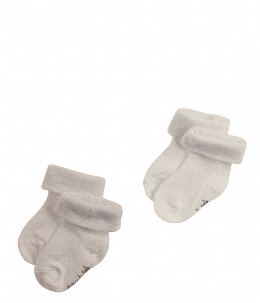 Noppies  Socks 2-Pack Kai Taupe Melange (P757)