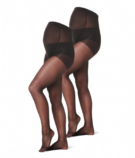 Noppies  2-Pack Maternity Tights 20 Den Black (P090)