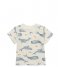 Noppies  Boys Tee Mullins Short Sleeve All Over Print RAS1202 Oatmeal (P611)
