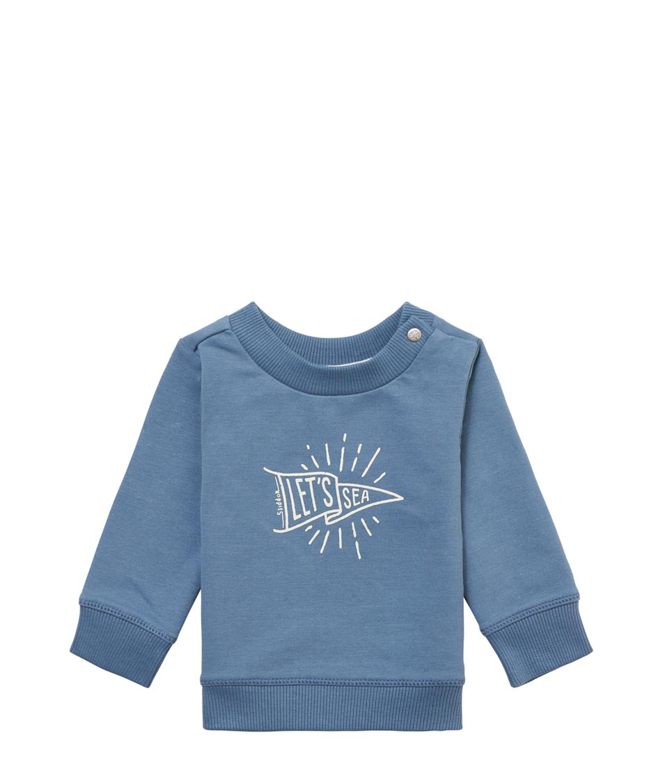 influenza en yo mismo Noppies Ropa de bebé Boys Sweater Merrimac Aegean Blue (N042) | The Little  Green Bag