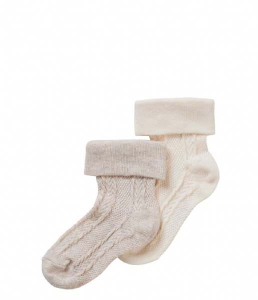 Noppies  Girls Socks Carlton Oatmeal (P611)