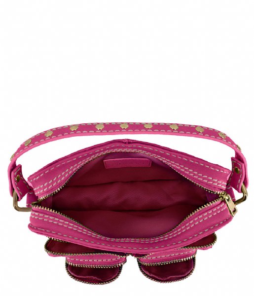 Nunoo  Helena Cozy Hot Pink with gold colored