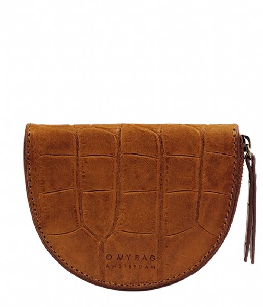 O My Bag  Laura's Purse Croco Cognac Croco Classic Leather