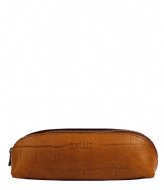 O My Bag Pencil Case Small Croco Cognac Croco Classic Leather