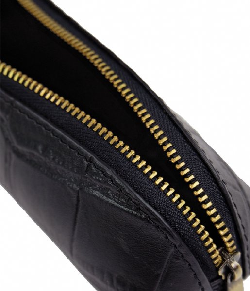 O My Bag  Pencil Case Small Croco Zwart Croco Classic Leather