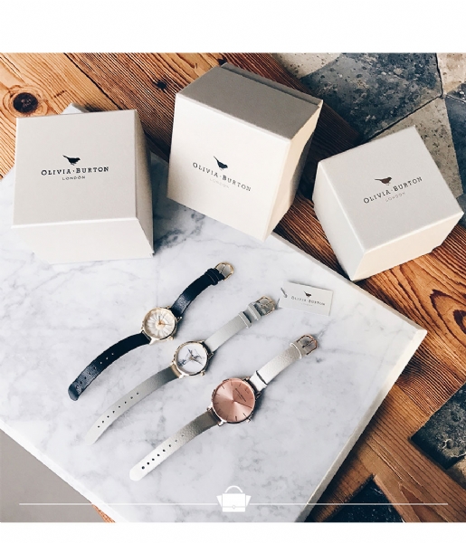 Olivia Burton Horloge Flower Shower 3D Daisy Black Gold black Olivia Burton Horloge Flower Shower 3D Daisy Black Gold black