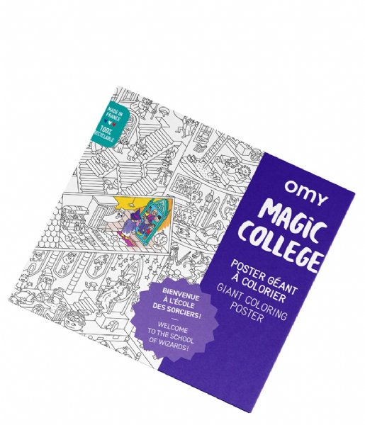 OMY  Coloring Poster Magic College