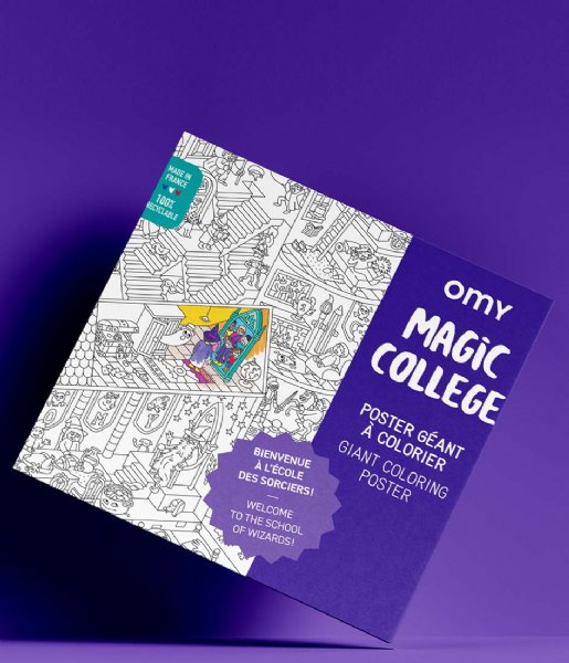 OMY  Coloring Poster Magic College
