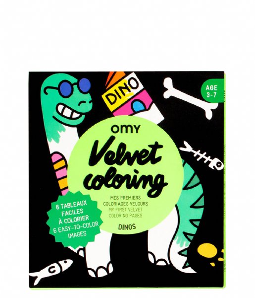 OMY  Velvet Coloring Dino Dino