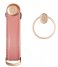 Orbitkey  Leather Key Organiser with Ring V2 Cotton Candy