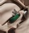 Orbitkey  Key Organiser Pebbled Leather Emerald