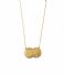 Orelia Ketting Double coin Short Necklace Gold colored