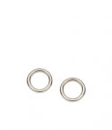 Orelia Oorbellen Mini Open Circle Stud Earrings Zilver orelia kopen in de aanbieding