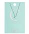 Orelia  Necklace Initial C silver plated (10364)