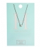 Orelia Ketting Necklace Initial H silver plated (20131)