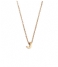 Orelia  Necklace initial J Gold plated (ORE26352)