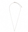 Orelia  Necklace Initial L silver plated (10376)